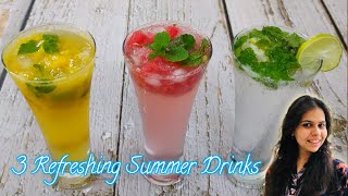 Mojito Mocktail Recipe  3 Refreshing Summer Drinks  Taptis Kitchen [upl. by Aneerbas]