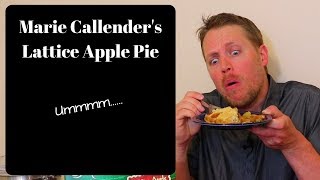 Marie Callenders Lattice Apple Pie  DESSERT REVIEW [upl. by Hermy915]