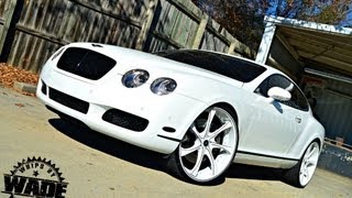 Butler Wheels amp Tire 24s On Bentley GT Coupe [upl. by Eyllom]