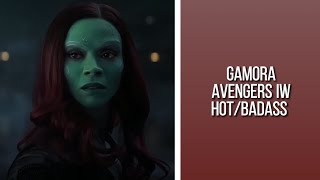 Gamora HotBadass Scene Pack Avengers Infinity War [upl. by Annawyt]