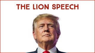 The lion speech food for thought [upl. by Aelegna]