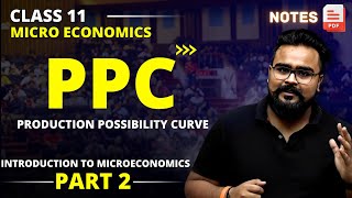 Introduction to microeconomics class 11  PRODUCTION POSSIBILITY CURVE  Chapter 1 Part 2 [upl. by Mommy]