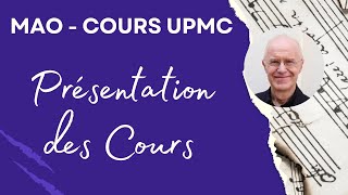 MUSIQUE Composition de MAO – Présentation des Cours à lUPMC Fac de Jussieu Sorbonne Universités [upl. by Nedloh]