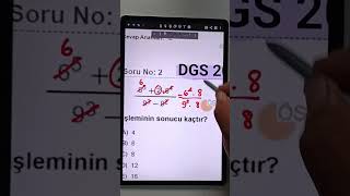 DGS 2024 Çıkmış Soru dgsmatematik [upl. by Mott145]