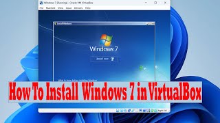 How to Install Windows 7 in VirtualBox  Download Windows 7 ISO [upl. by Kinsler]