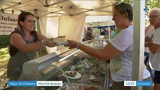 Marché de producteurs à SégurleChâteau 19 [upl. by Lsil]