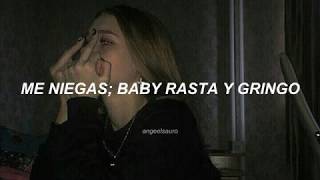 Me Niegas  Baby Rasta y Gringo Letra [upl. by Assirk313]