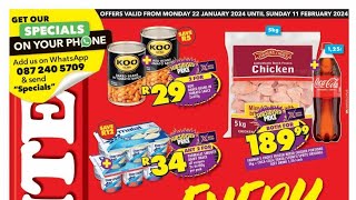 Whats on special at Shoprite this week promo valid from 22 January to 11 February 2024 [upl. by Milstone193]