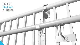 The System Handrail for stairs – only three parts [upl. by Odlavu209]