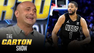 Knicks trading for Mikal Bridges doesnt feel real  NBA  THE CARTON SHOW [upl. by Carilyn432]