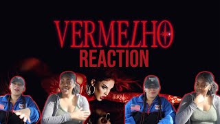 GLORIA GROOVE  VERMELHO CLIPE OFICIAL REACTION [upl. by Neisa]