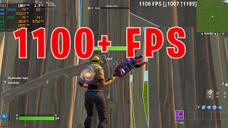 UPDATE Fortnite Performance Mode Chapter 3 Season 3 Ryzen 9 AMD 5950X  RTX 3090  1000 FPS [upl. by Esiuol]