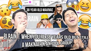 Bi Rain  When youre 38 years old but still a maknae in an idol group 😂😂  REACTION [upl. by Glen]