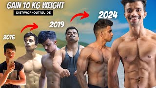 How To GAIN 10kgs WEIGHT FAST  Diet  Workout amp Supplements [upl. by Oisacin]