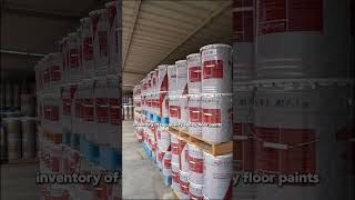 Explore Our Massive Epoxy Floor Paint Warehouse epoxyfloor epoxycoating epoxy factory [upl. by Raychel]