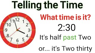 Telling the time in English  what is the time [upl. by Booma]