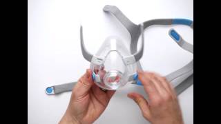 AirFit F20 Full Face mask How to disassemble [upl. by Irrabaj]