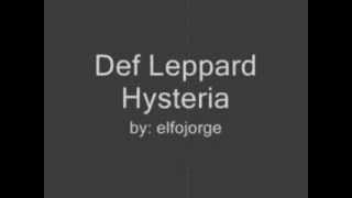 def leppard hysteria subtitulado en español [upl. by Rtoip]