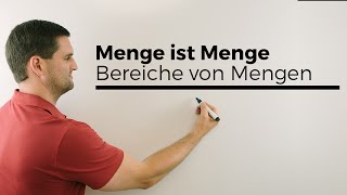 Menge ist Menge aber keine Zahl Bereiche von Mengen Mengenlehre  Mathe by Daniel Jung [upl. by Hays705]