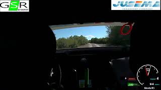 RallyRACC Catalunya  Costa Daurada 2024 La Pobla de MVilalba dels Arcs 2  2328 km Skoda R5 [upl. by Naples]