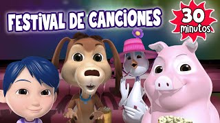 MIX FESTIVAL DE CANCIONES CON EL PERRO CHOCOLO  CANCIONES INFANTILES  MÚSICA PARA JUGAR [upl. by Aciras332]