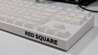 ⌨️ Red Square Keyrox Classic TKL v2 modified  Gateron Red typing sounds [upl. by Yeliab]