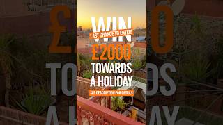 LAST CHANCE to WIN £2000 towards a holiday Comment to enter 💬 [upl. by Alleon566]