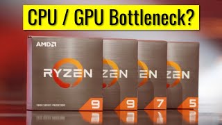 CPUGPU Bottleneck Tested Ryzen 5600X vs 5800X vs 5900X vs 5950X [upl. by Myra409]