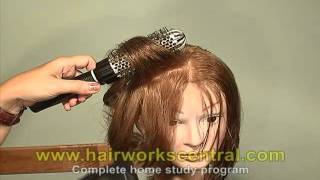 FREE HAIRDRESSING LESSON How to flip sides outwards [upl. by Aseela]