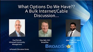 Inframark Educational Series  What Options Do We Have  A Bulk Internet and Cable Discussion [upl. by Leduar376]