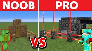 Minecraft NOOB vs PRO SECURITY HOUSE BUILD CHALLENGE [upl. by Harret]