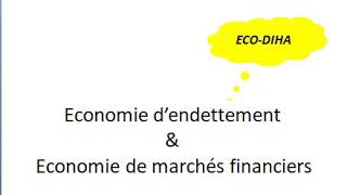 Économie monétaire et financière S4 Économie dendettement vs Economie de marchés financiers part1 [upl. by Nnayrrehs]