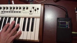 Teensy 31 Wavetable based mono synthesizer [upl. by Alasteir]