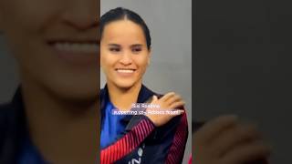 Sisi Rondina supporting Creamline sisirondina chocomucho rebisco volleyball shorts [upl. by Siro]