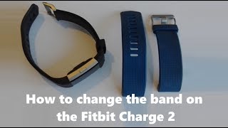 How to change the band on the Fitbit Charge 2 [upl. by Nylzor18]