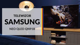 Telewizor Samsung Neo QLED QN91 – dane techniczne – RTV EURO AGD [upl. by Yeleek]