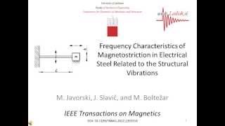 Frequency Characteristics of Magnetostriction in Electrical Steel Related to the Structural Vibratio [upl. by Aronaele503]