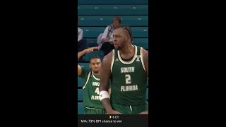 Jamille Reynolds with the big dunk [upl. by Aehsan]