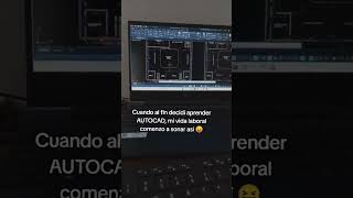 Escuela AutoCAD🧑🏻‍💻🔰 arq autocad estudiantedearquitectura autocadtip macbook principiante [upl. by Demetris]