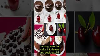 Black Forest Cake Recipe cakerecipe [upl. by Smada46]