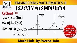 5PARAMETRIC CURVE  Simple and easy explanation of cycloid curve [upl. by Darrill488]