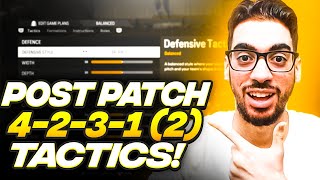 POST PATCH BEST META 42312 FORMATION amp CUSTOM TACTICS  FC 24 Ultimate Team [upl. by Siuqram]