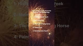 Top 5 Places to See Fireworks Around Colorado Springs [upl. by Evania80]