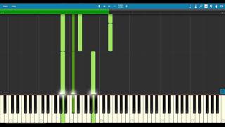 Avatar Leaves From the Vine Piano Tutorial  Synthesia [upl. by Kolva]