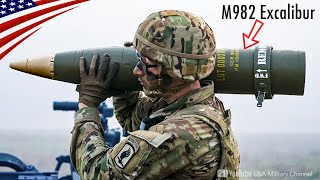 M982 Excalibur  MostAccurate US Artillery Shell with Precision Hit at 44 miles 70 km Away [upl. by Issac479]