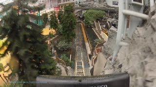 Log Chute Onride Front Seat HD POV Nickelodeon Universe [upl. by Ennahtur755]