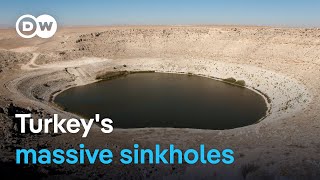 Why are there suddenly huge sinkholes in Anatolia  Focus on Europe [upl. by Cyn]