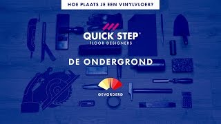 Hoe bereid je de ondergrond voor  QuickSteptutorial [upl. by Birchard]