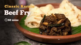 Kerala Beef Fry Recipe  Beef Roast Recipe  Authentic Beef Roast  Nadan Beef Fry  Cookd [upl. by Nilyad]