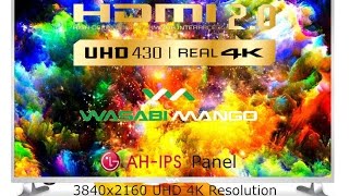 UNBOXING WASABI MANGO UHD430  Moniteur PC 4K dalle AHIPS LG 3840x2160 UHD [upl. by Aikahc]